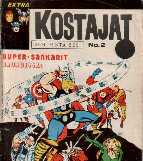 Kostajat no 2 / 1976 | Jyväskylän Vanha Antikvariaatti | Osta Antikvaarista - Kirjakauppa verkossa