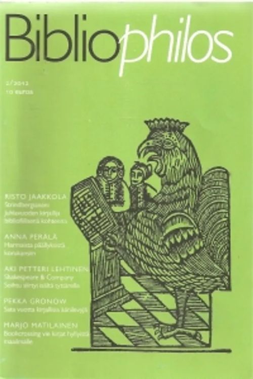 Bibliophilos 2/ 2012 | Antikvariaatti Taide ja kirja | Osta Antikvaarista - Kirjakauppa verkossa