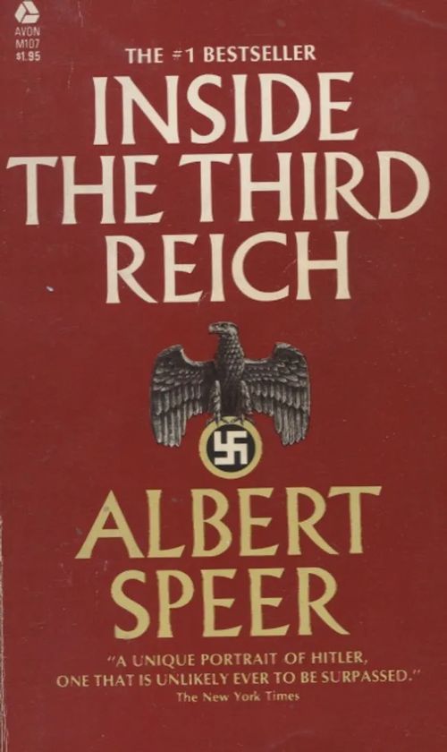 Inside the Third Reich - Speer Albert | Antikvariaatti Taide ja kirja | Osta Antikvaarista - Kirjakauppa verkossa