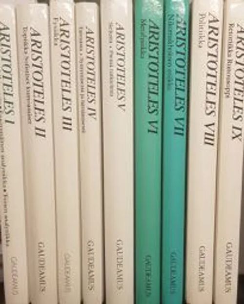 Teokset I-IX - Aristoteles | Antikvariaatti Taide ja kirja | Osta Antikvaarista - Kirjakauppa verkossa