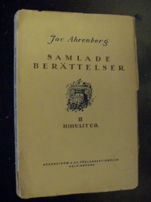 Hihuliter, Samlade Berättelser 2 - Ahrenberg Jac | Divari & Antikvariaatti Kummisetä | Osta Antikvaarista - Kirjakauppa verkossa