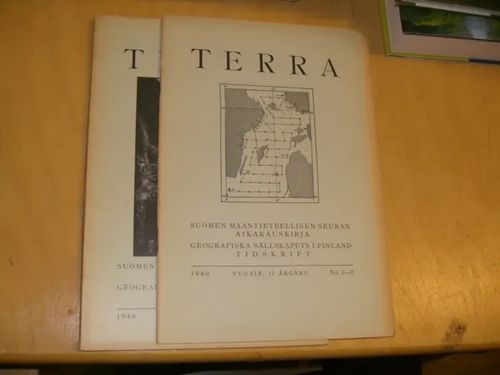 Terra 1940 vuosikerta 1-4 (2 Lehteä) | Divari & Antikvariaatti Kummisetä | Osta Antikvaarista - Kirjakauppa verkossa