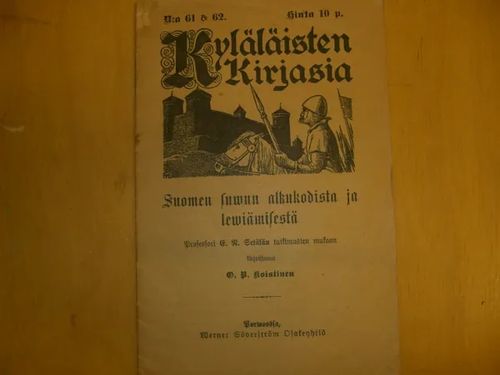 Suomen suwun alkukodista ja lewiämisestä - Koistinen O. P. | Divari & Antikvariaatti Kummisetä | Osta Antikvaarista - Kirjakauppa verkossa