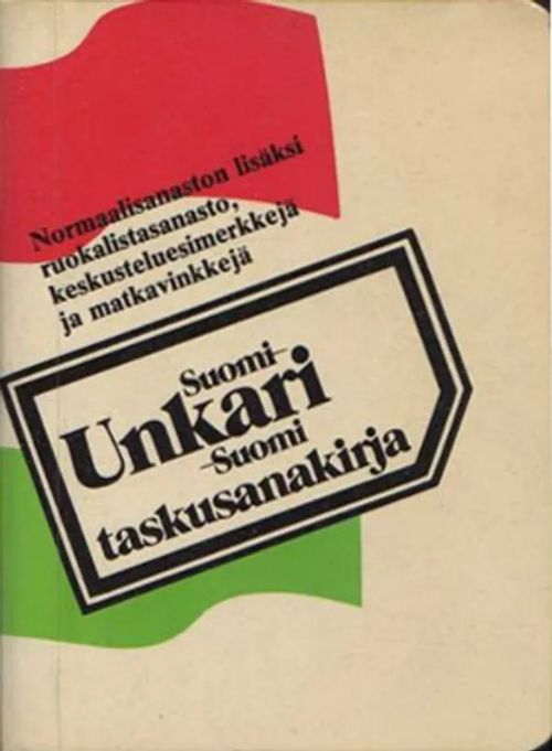 Suomi-unkari-suomi-taskusanakirja - Nyirkos Istvan | Divari &  Antikvariaatti Kummisetä | Osta Antikvaarista - Kirjakauppa verkossa