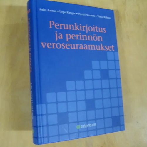 Perunkirjoitus ja perinnön veroseuraamukset (sis. CD-ROM-levyn) - Aarnio Aulis, Kangas Urpo, Puronen Pertti, Räbinä Timo | Divari & Antikvariaatti Kummisetä | Osta Antikvaarista - Kirjakauppa verkossa