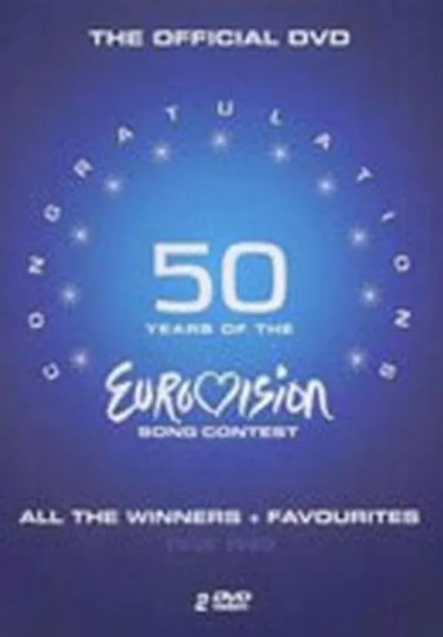 50 years of the Eurovision Song Contest - All the winners + favorites DVD | Divari & Antikvariaatti Kummisetä | Osta Antikvaarista - Kirjakauppa verkossa