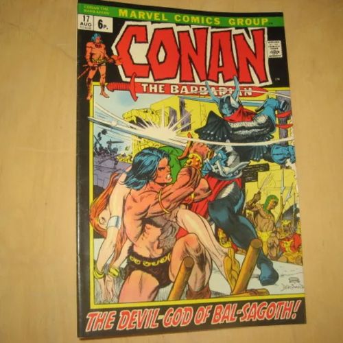 Conan the Barbarian 1972 Vol. 1. No 17. - The Devil-God of Bal-Sagoth! | Divari & Antikvariaatti Kummisetä | Osta Antikvaarista - Kirjakauppa verkossa