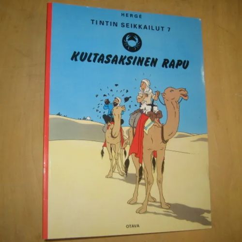 Tintin seikkailut 7 - Kultasaksinen rapu - Herge | Divari & Antikvariaatti Kummisetä | Osta Antikvaarista - Kirjakauppa verkossa