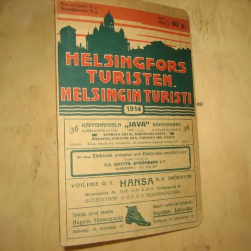 Helsingfors turisten 1914 / Helsingin turisti 1914 | Divari & Antikvariaatti Kummisetä | Osta Antikvaarista - Kirjakauppa verkossa