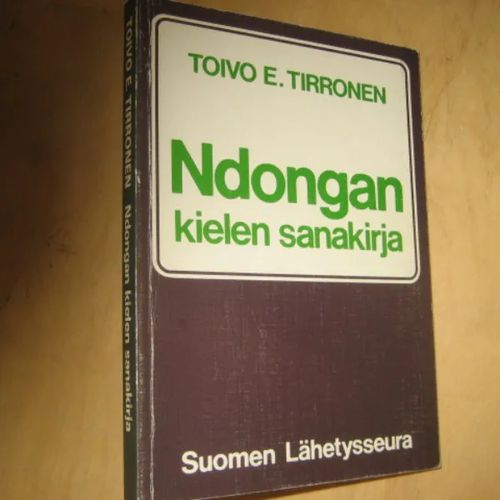 Ndongan kielen sanakirja - Tirronen Toivo | Divari & Antikvariaatti Kummisetä | Osta Antikvaarista - Kirjakauppa verkossa