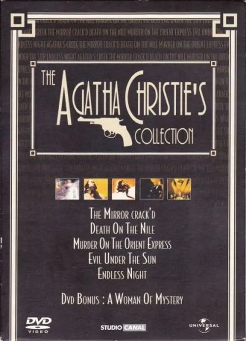 The Agatha Christie's Collection (The Mirros Crack'd, Death on the Nile, Murder on the Orient Express, Evil Under the Sun, Endless Night) | Divari & Antikvariaatti Kummisetä | Osta Antikvaarista - Kirjakauppa verkossa