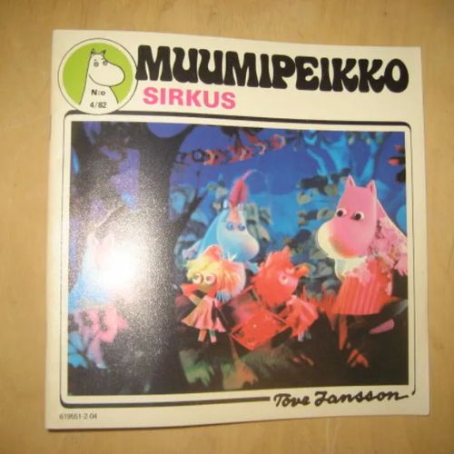 Muumipeikko N:o 4/82 - Muumi ja sirkus - Jansson Tove | Divari & Antikvariaatti Kummisetä | Osta Antikvaarista - Kirjakauppa verkossa