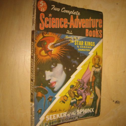 Two Complete Science-Adventure Books - Vol. 1, No. 2 / 1951 (The Star Kings, Seeker of the Sphinx) - Hamilton Edmond, Clarke Arthur C. | Divari & Antikvariaatti Kummisetä | Osta Antikvaarista - Kirjakauppa verkossa