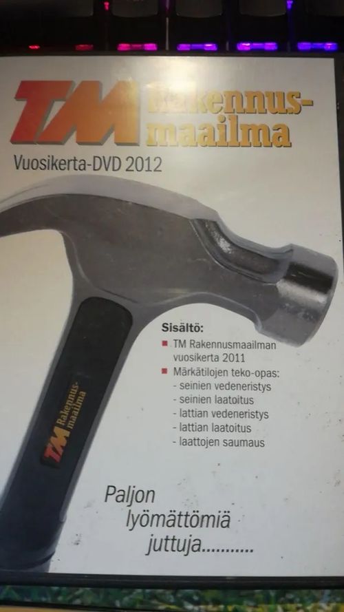 TM Rakennusmaailma Vuosikerta-DVD 2012 (DVD-CD ROM) - 2011 vuosikerta digitalisoituna!! | Antikvaari Helsingius/Paikalliset palvelut ry/Nurm | Osta Antikvaarista - Kirjakauppa verkossa