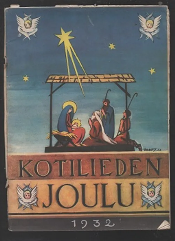 Kotiliesi Kotilieden Joulu 1932 Kansikuva Wendelin | Antikvaarinen kirjakauppa T. Joutsen | Osta Antikvaarista - Kirjakauppa verkossa