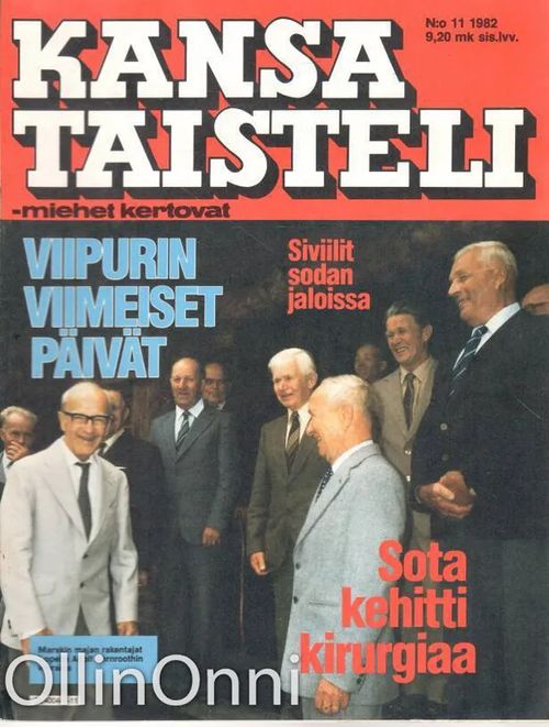 Kansa taisteli 11/1982 | OllinOnni Oy | Osta Antikvaarista - Kirjakauppa verkossa