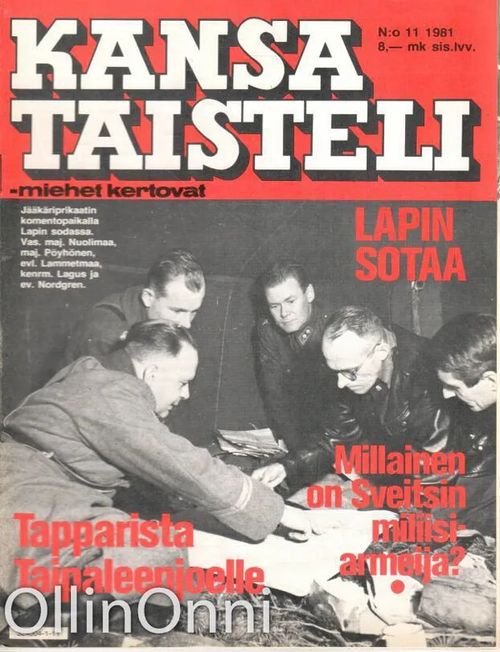 Kansa taisteli 11/1981 | OllinOnni Oy | Osta Antikvaarista - Kirjakauppa verkossa