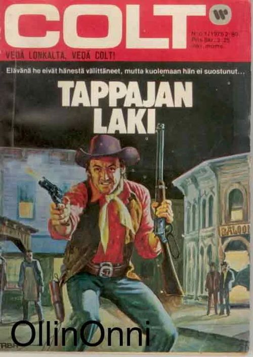 Colt 1/1975 - Tappajan laki | OllinOnni Oy | Osta Antikvaarista - Kirjakauppa verkossa