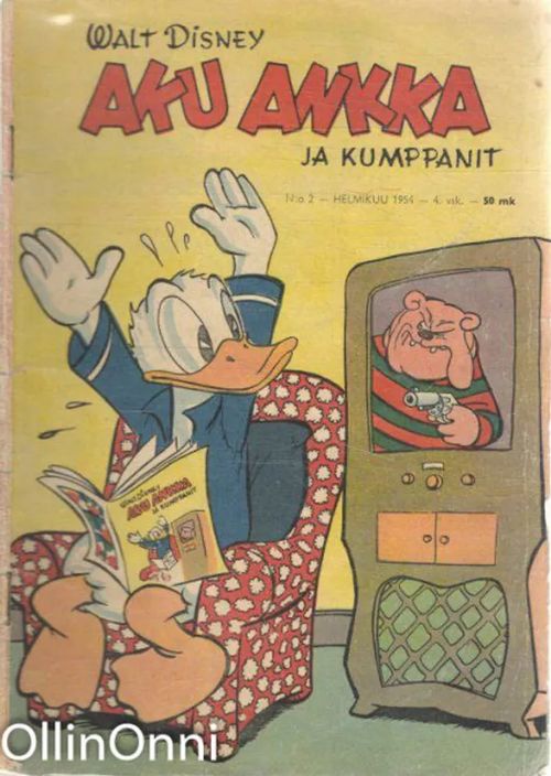 Aku Ankka ja kumppanit N-o 2 - Helmikuu 1954 - Disney Walt | OllinOnni Oy | Osta Antikvaarista - Kirjakauppa verkossa