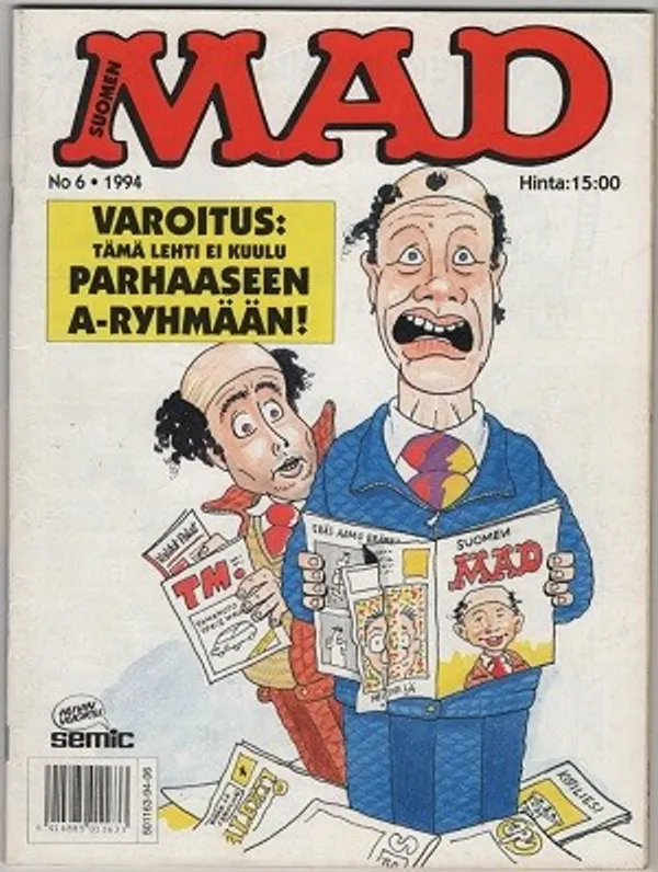 Suomen Mad 6/1994 | OllinOnni Oy | Osta Antikvaarista - Kirjakauppa verkossa