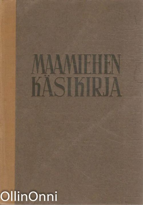 Maamiehen käsikirja - Aalto Osmo | OllinOnni Oy | Osta Antikvaarista - Kirjakauppa verkossa