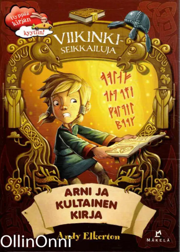 Arni ja kultainen kirja - Viikinkiseikkailuja - Elkerton Andy | OllinOnni Oy | Osta Antikvaarista - Kirjakauppa verkossa