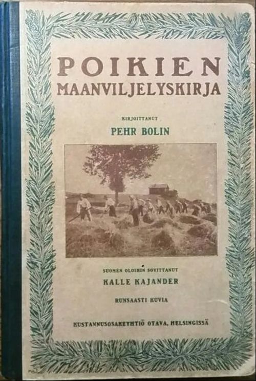 Poikien maanviljelyskirja - Bolin Behr | OllinOnni Oy | Osta Antikvaarista - Kirjakauppa verkossa