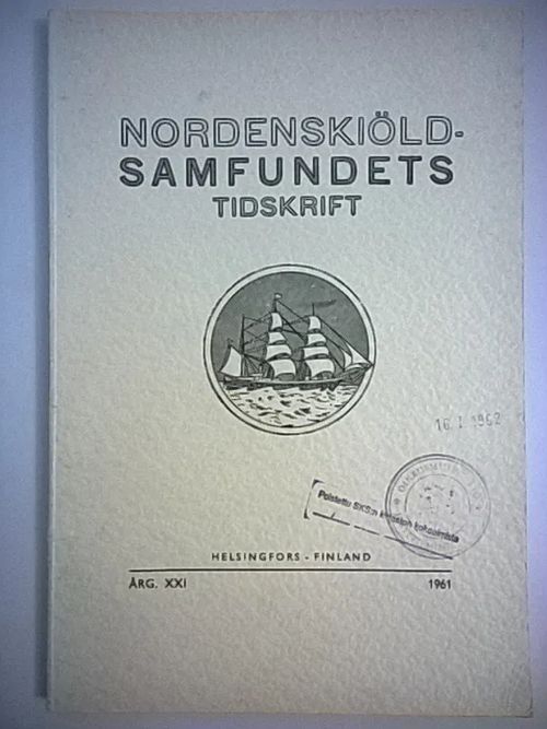 Nordenskiöld-samfundets tidskrift XXI | Helsingin Antikvariaatti | Osta Antikvaarista - Kirjakauppa verkossa