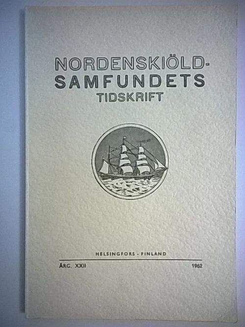 Nordenskiöld-samfundets tidskrift XXII | Helsingin Antikvariaatti | Osta Antikvaarista - Kirjakauppa verkossa