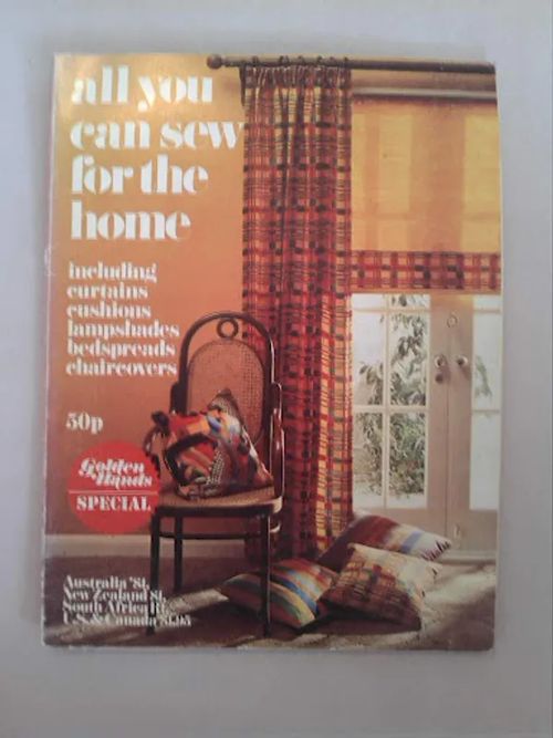 All you can sew for the home - Incliding curtains cushions lampshades bedspreads chaircovers [ retroa! ] | Helsingin Antikvariaatti | Osta Antikvaarista - Kirjakauppa verkossa