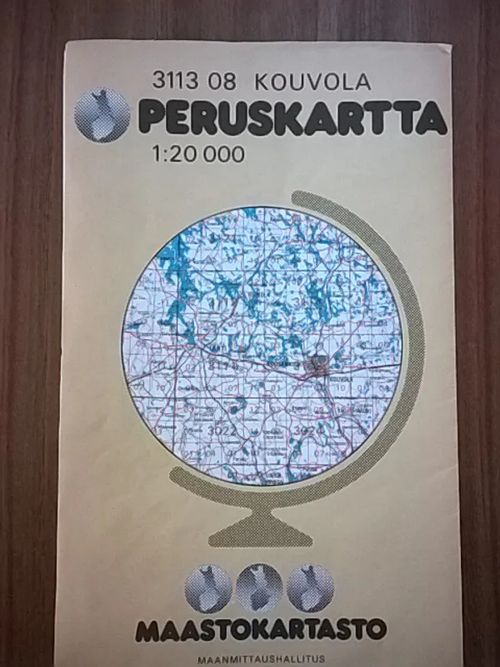 Kouvola peruskartta 1:20 000 | Helsingin Antikvariaatti | Osta Antikvaarista - Kirjakauppa verkossa