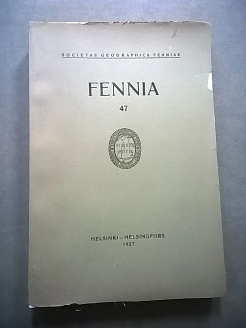 Fennia 47 [Sis. mm: Valtakunnan rajankäynti Petsamossa v. 1921 + Pohjanmaan entisistä rajoista + Die Runö-Schweden in antropologischer Hinsicht ( Ruhnu Viro )] | Helsingin Antikvariaatti | Osta Antikvaarista - Kirjakauppa verkossa