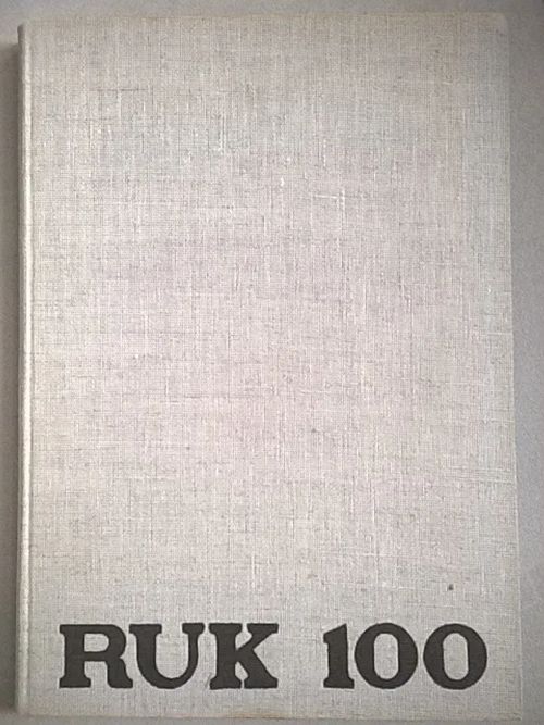 RUK 100 (7.8.-7.11.1959) | Helsingin Antikvariaatti | Osta Antikvaarista - Kirjakauppa verkossa