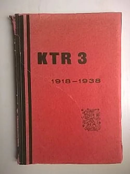 KTR 3 1918-1938 Kenttätykistörykmentti 3:n vaiheita 1918-1938 - Hurme A. | Helsingin Antikvariaatti | Osta Antikvaarista - Kirjakauppa verkossa