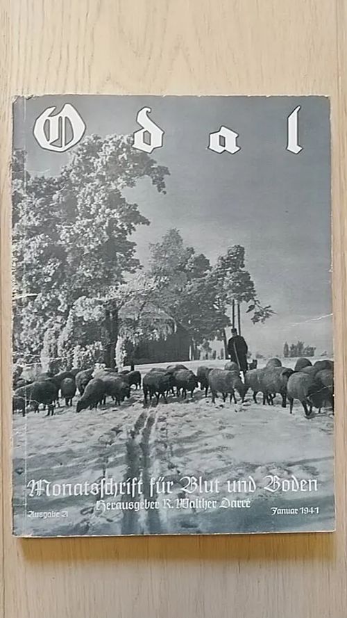 Odal - Monatsschrift für Blut und Boden. Ausgabe A Januar 1941 - Darre R. Walther (julk.) | Helsingin Antikvariaatti | Osta Antikvaarista - Kirjakauppa verkossa