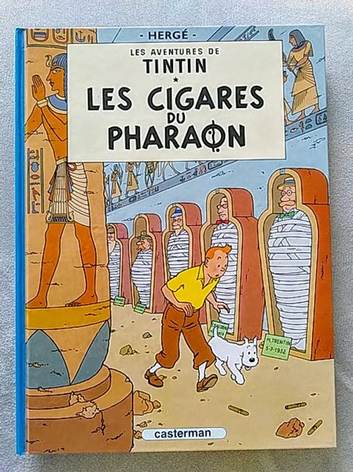 Les Cigares du Pharaon - Les Adventures de Tintin - Hergé | Helsingin Antikvariaatti | Osta Antikvaarista - Kirjakauppa verkossa