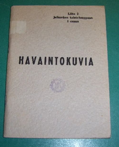 Havaintokuvia | Saimaan Antikvariaatti | Osta Antikvaarista - Kirjakauppa verkossa