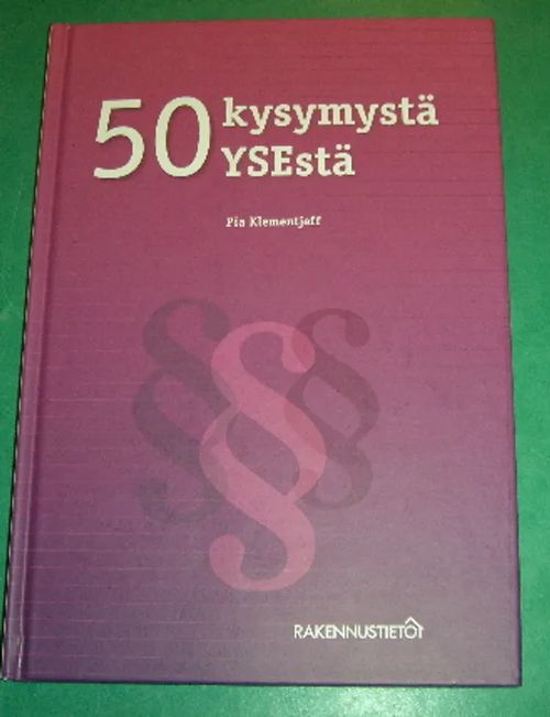 50 kysymystä YSEstä - Klementjeff Pia | Saimaan Antikvariaatti | Osta Antikvaarista - Kirjakauppa verkossa