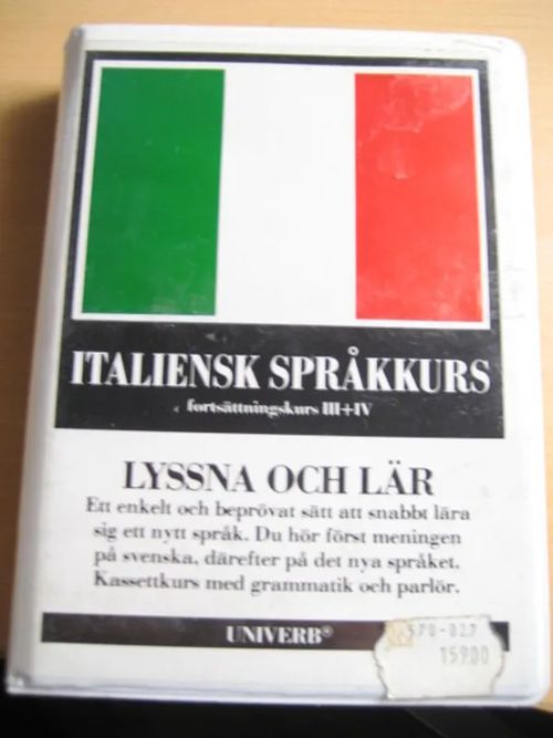 Italiensk språkkurs forsättningskurs III+IV | Kirstin Kirjahuone | Osta Antikvaarista - Kirjakauppa verkossa