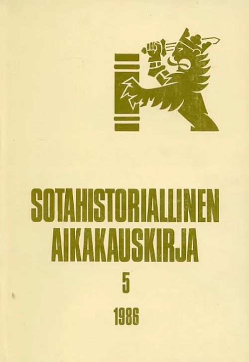 Sotahistoriallinen aikakauskirja 5, 1986 | Antikvariaatti Pufendorf | Osta Antikvaarista - Kirjakauppa verkossa