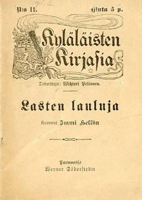 Lasten lauluja - Hellén Immi (koonn.) | Antikvariaatti Pufendorf | Osta Antikvaarista - Kirjakauppa verkossa