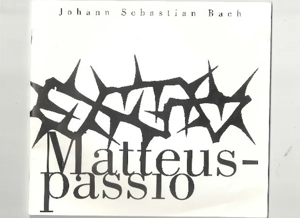 Matteus-passio (sanat) - Bach Johann Sebastian | Eevan nettidivari | Osta  Antikvaarista - Kirjakauppa verkossa