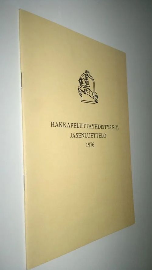 Hakkapeliittayhdistys ry jäsenluettelo 1976 (ERINOMAINEN) | Finlandia Kirja | Osta Antikvaarista - Kirjakauppa verkossa