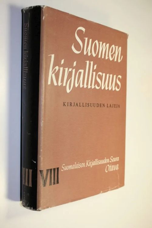 Suomen kirjallisuus 8, Kirjallisuuden lajeja - Kuusi, Matti ym. (Toimitus) | Finlandia Kirja | Osta Antikvaarista - Kirjakauppa verkossa