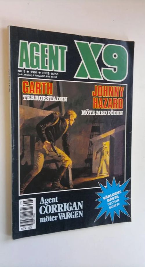 Agent X9 nr. 5/1991 - (toim.) Brydner, Jan | Finlandia Kirja | Osta Antikvaarista - Kirjakauppa verkossa