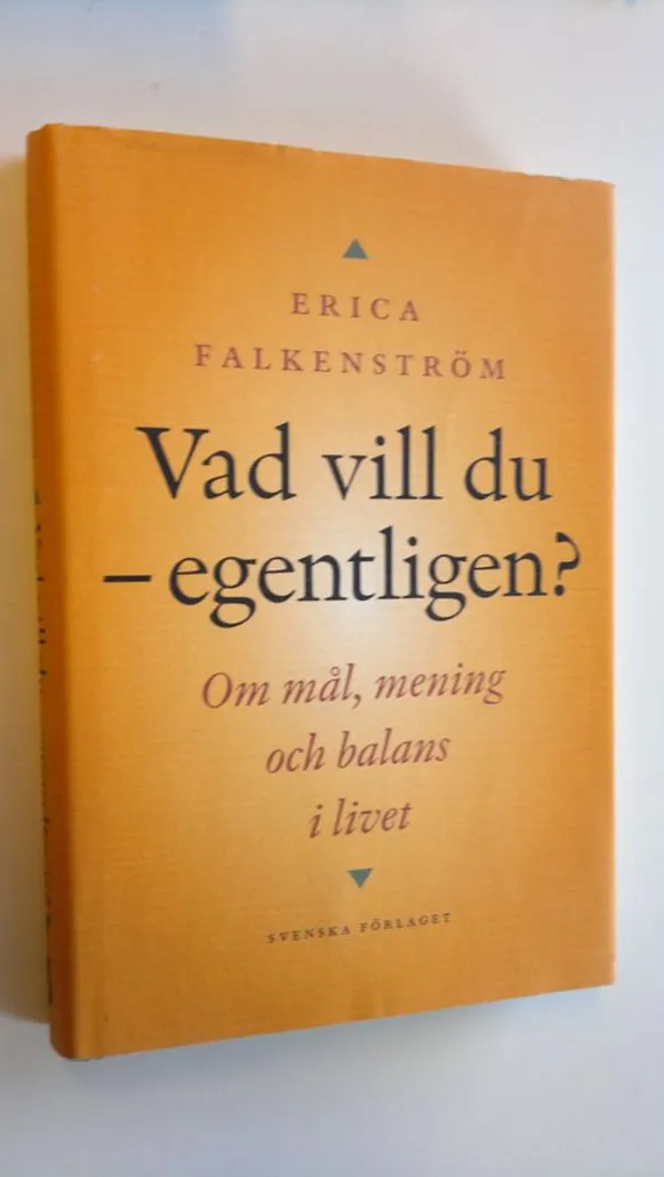 Vad vill du - egentligen? - Falkenström, Erica | Antikvaari - kirjakauppa verkossa