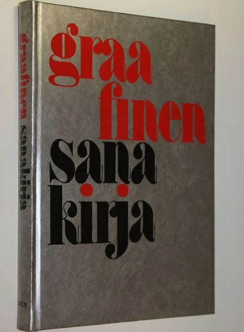 Graafinen sanakirja : suomi-ruotsi-englanti-saksa | Finlandia Kirja | Osta  Antikvaarista - Kirjakauppa verkossa