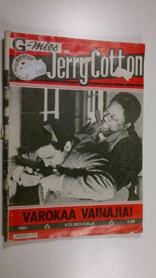 Jerry Cotton 18 1981 : Varokaa vainajia | Finlandia Kirja | Osta Antikvaarista - Kirjakauppa verkossa