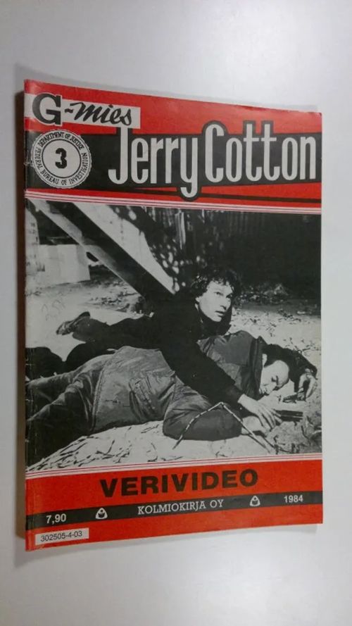 Jerry Cotton 3 1984 : Verivideo | Finlandia Kirja | Osta Antikvaarista - Kirjakauppa verkossa