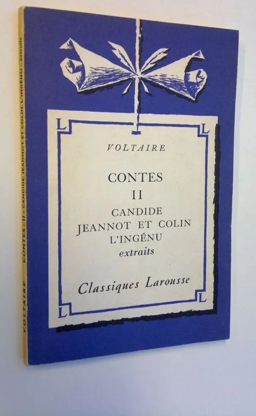 Contes II : Candide - L'Ingenu - Jeannot et Colin - Voltaire | Finlandia Kirja | Osta Antikvaarista - Kirjakauppa verkossa